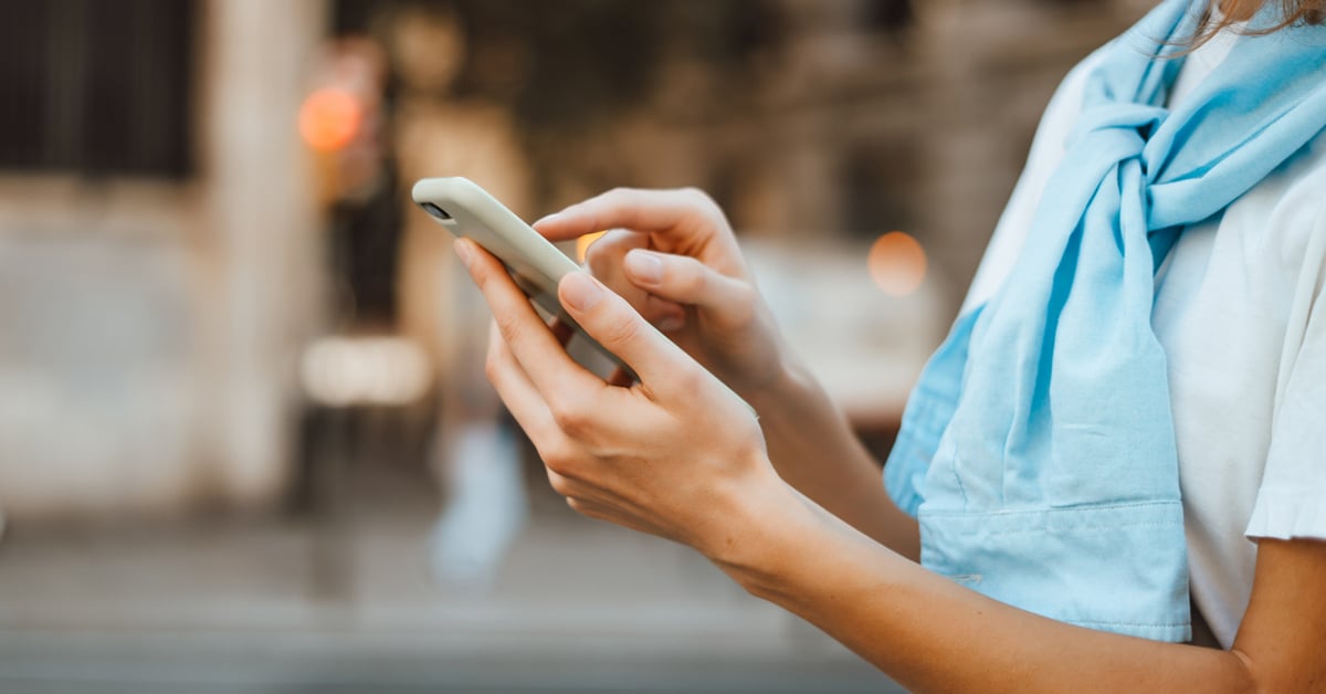 someone working on a phone