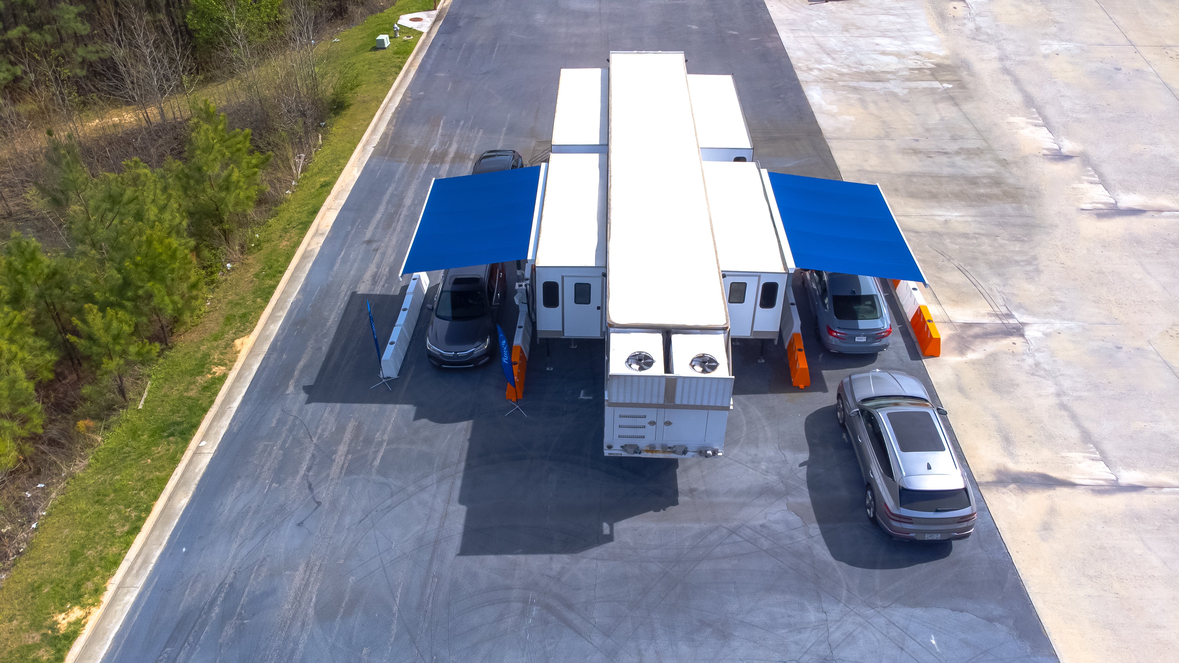 Agility Recovery's mobile unit