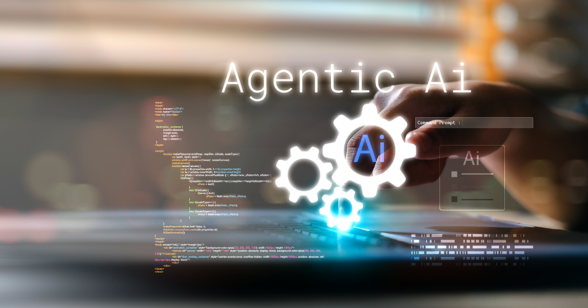 agentic ai abstract overlay onto code