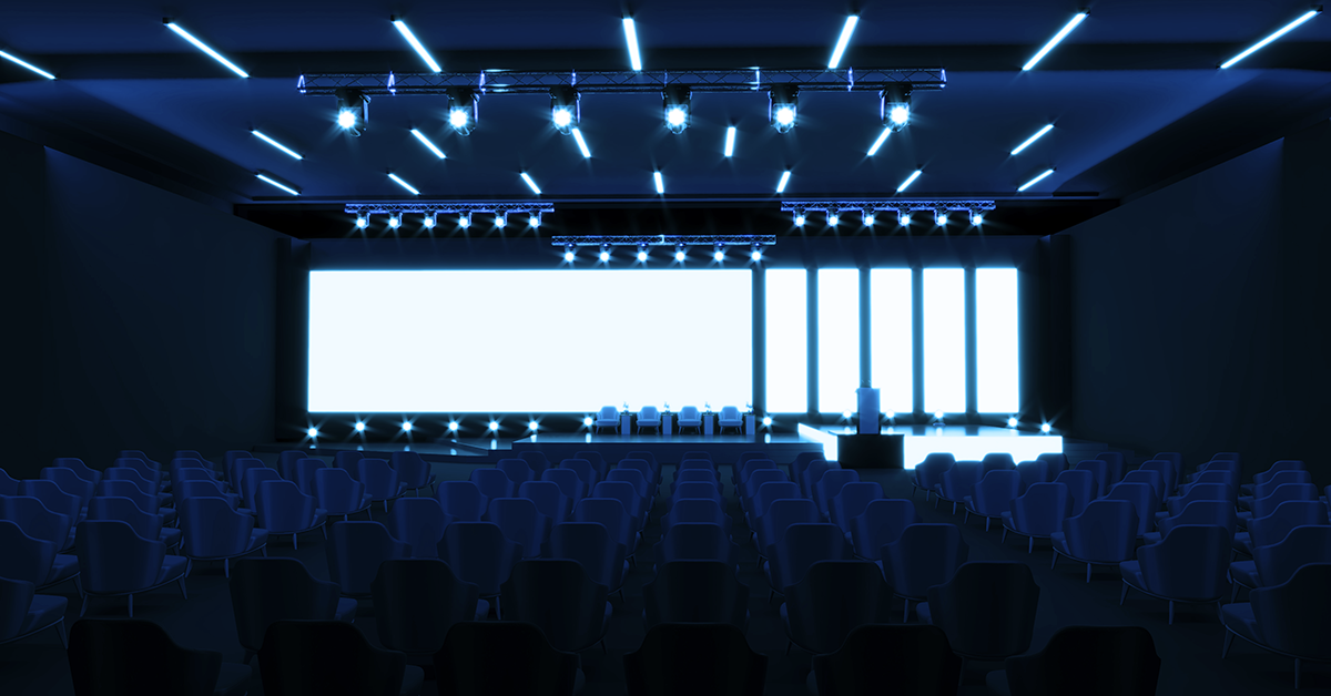 stage and audience