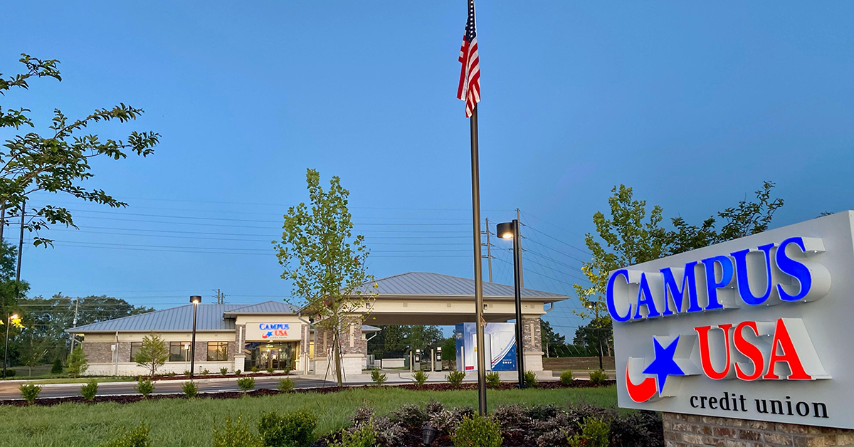 Campus USA CU exterior shot