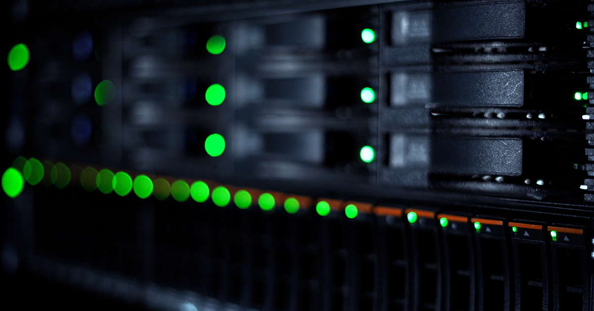 network servers showing status