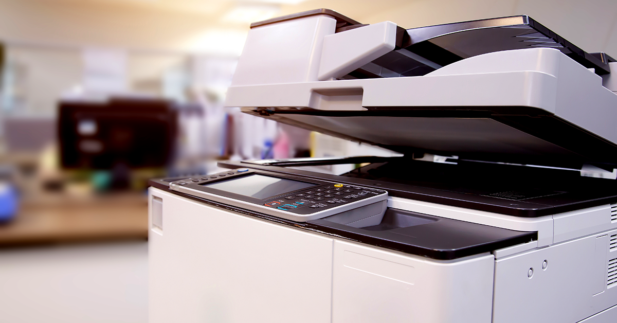a printer-copier in the office