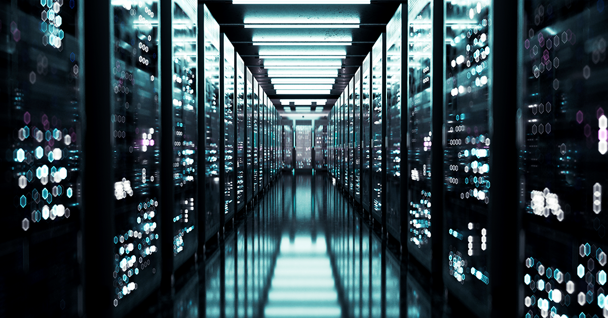 a large computer server room