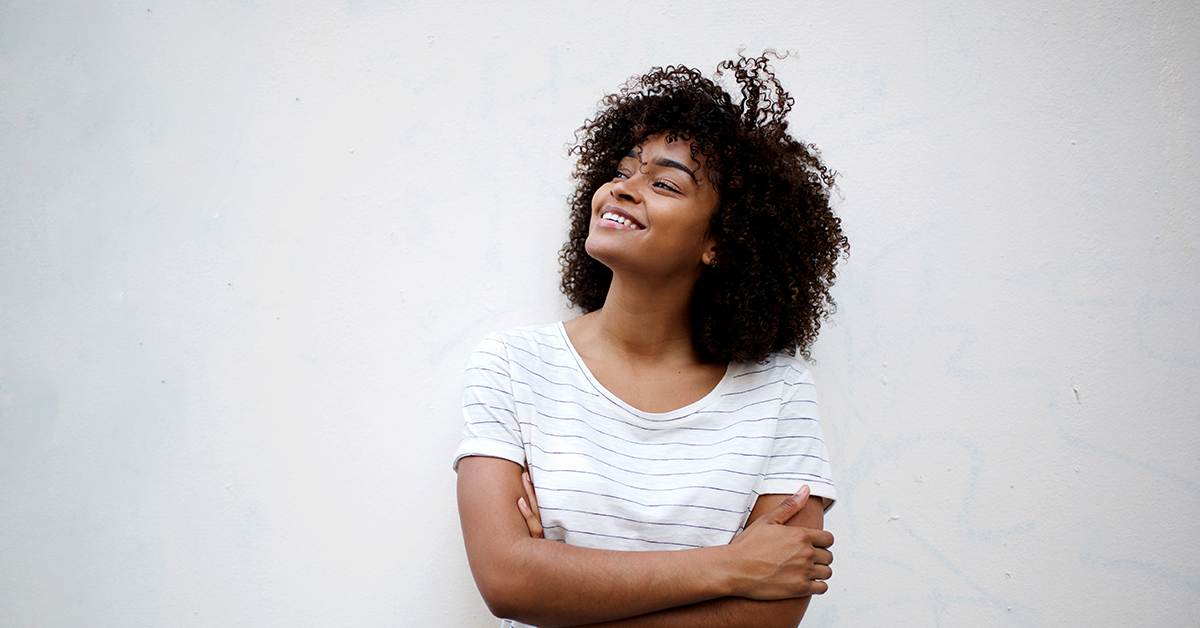 smiling young woman